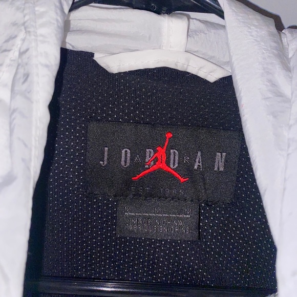 Air Jordan Nike Windbreaker Long Sleeve Jacket 1 4 - Picture 4 of 5